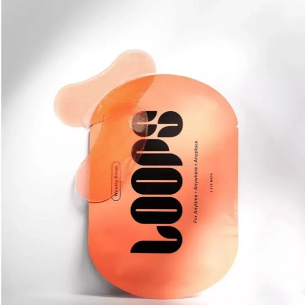 LOOPS Weekly Reset Rejuvenating Eye Mask 2ct 2 packets NIP CLEAN BEAUTY